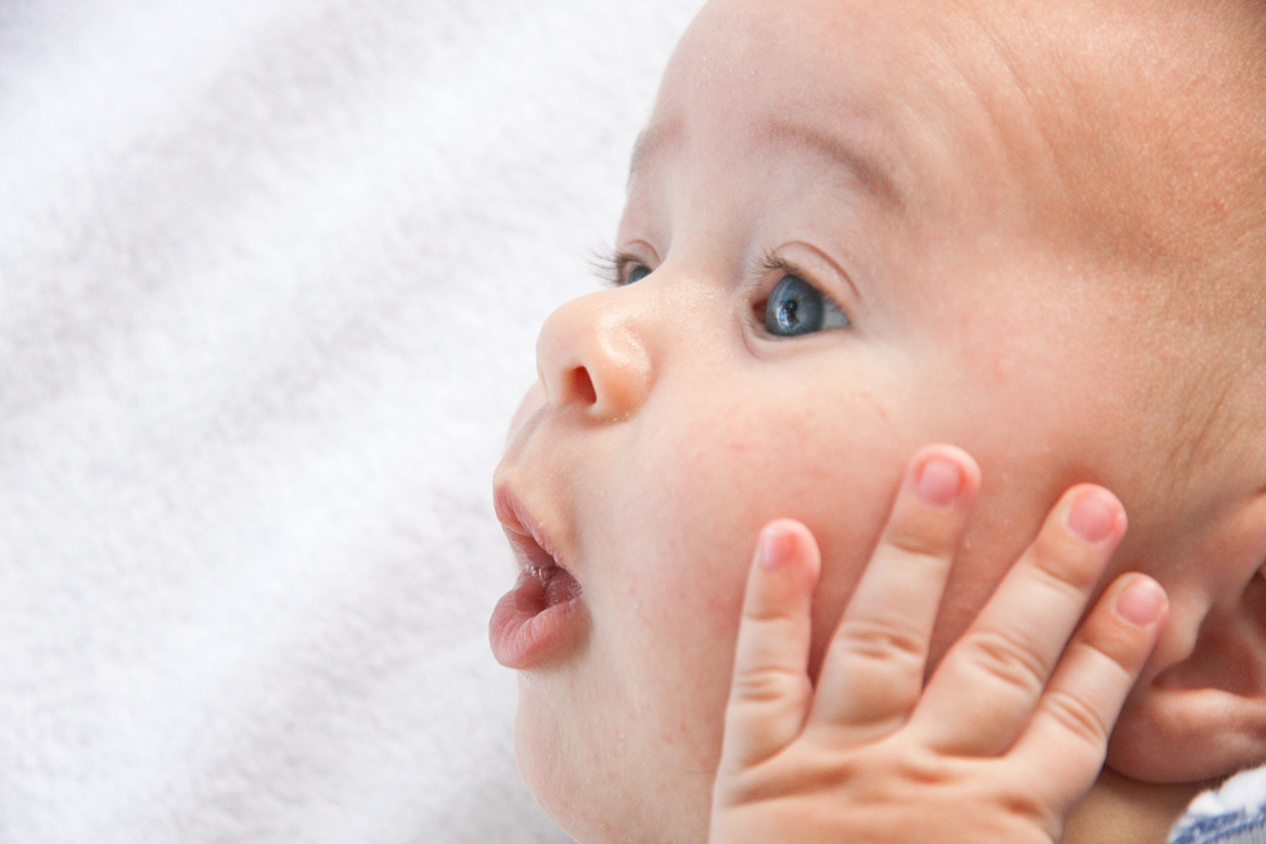 Photo of a Surprised Baby